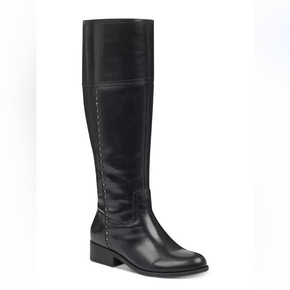 MARC FISHER Galaya Wide Calf Studded Boots - Picture 12 of 12